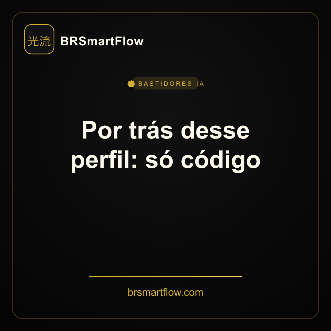 Post real do feed BRSmartFlow (ia-bastidores)